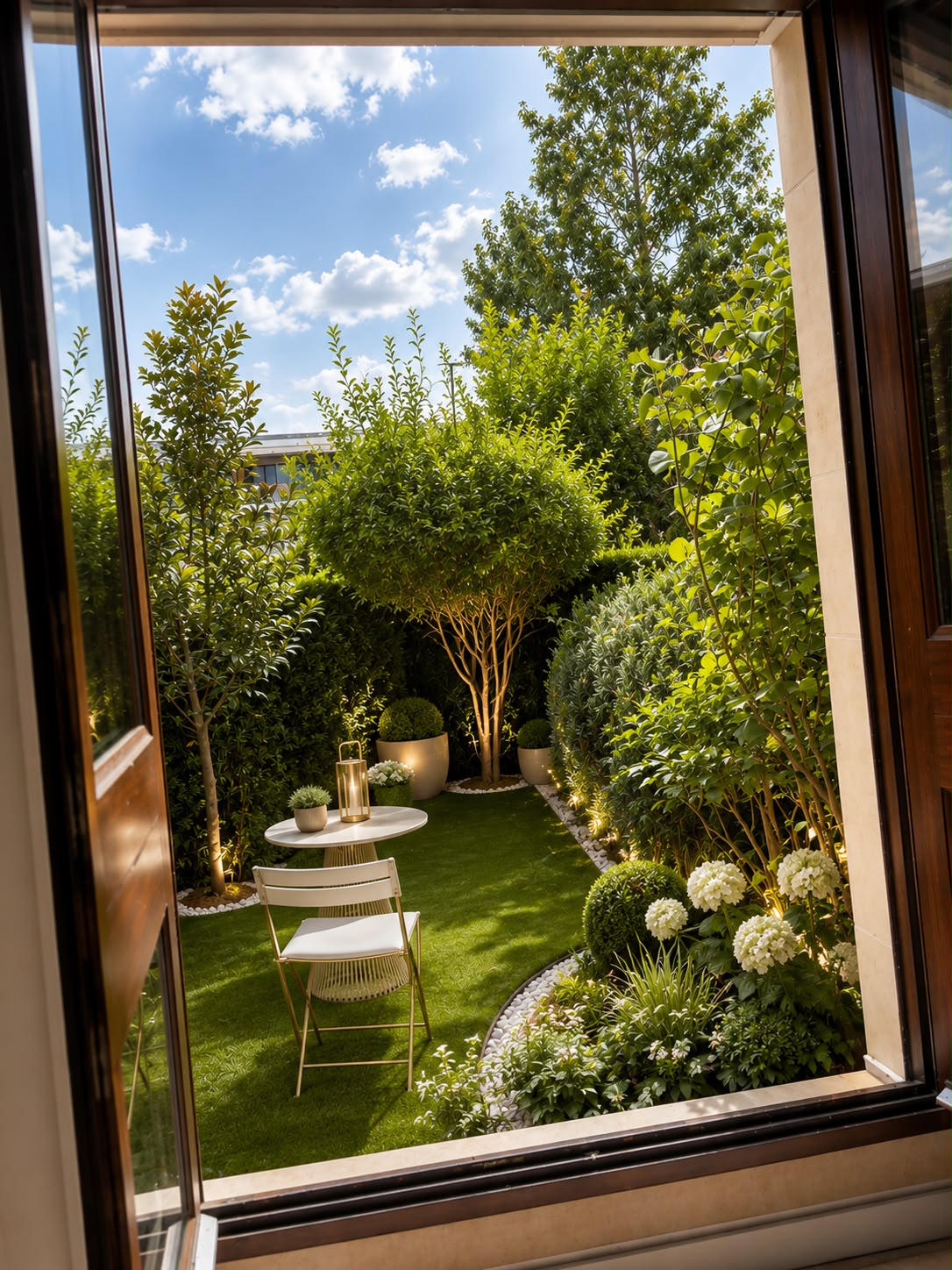 Jardin Maison Kerinna de jour